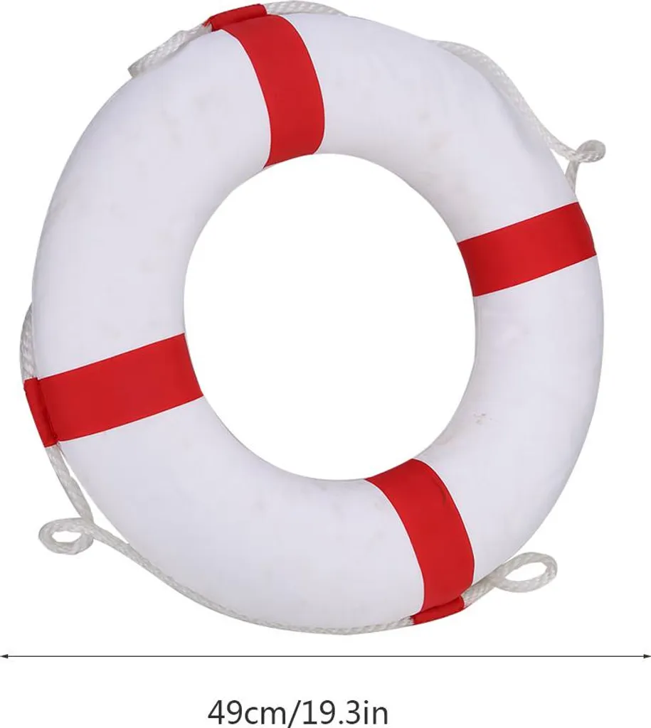 Bouée de sécurité rigide circulaire - Équipement de secours nautique - 7