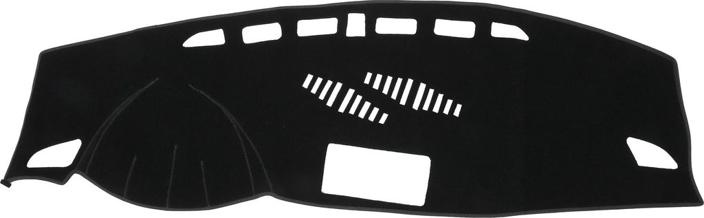 Armaturenbrettabdeckung für Audi Q3 2012-2018 / Mittelkonsole Armaturenbrettabdeckung / rutschfest / Polyester / 1 Stück Schwarz