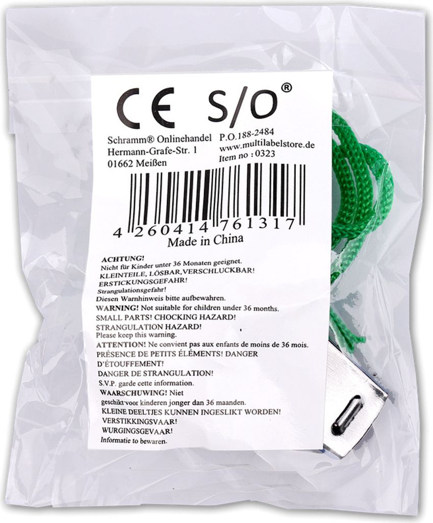 Schramm® 24er Pack Trillerpfeife Metall Triller Pfeife Produktbild 2
