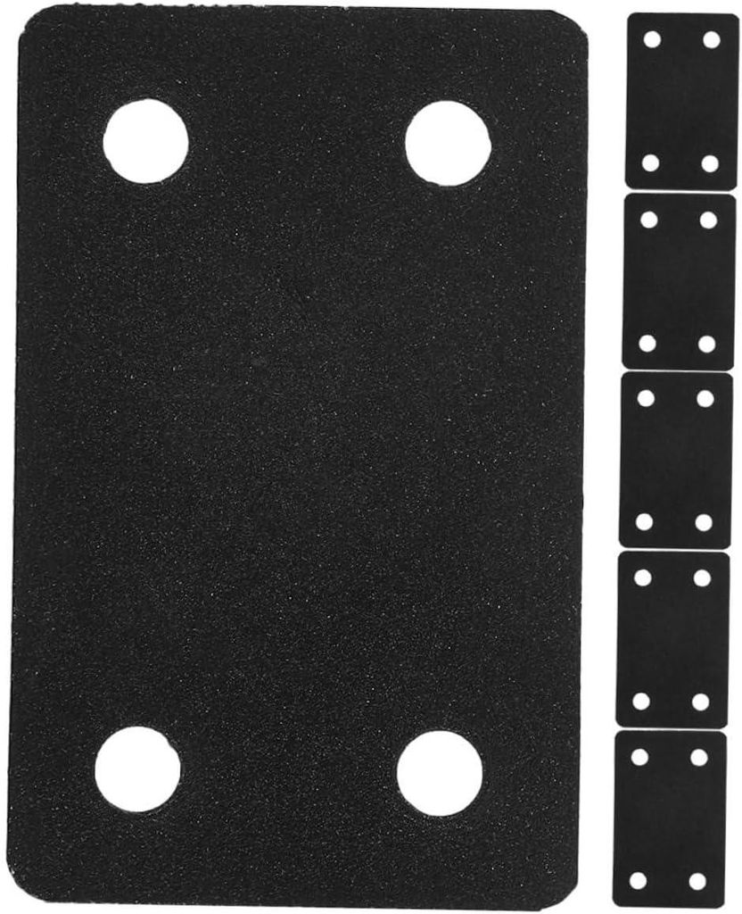 6 Reparaturplatten aus Edelstahl, robuste Befestigungselemente für gerade Möbelstützen