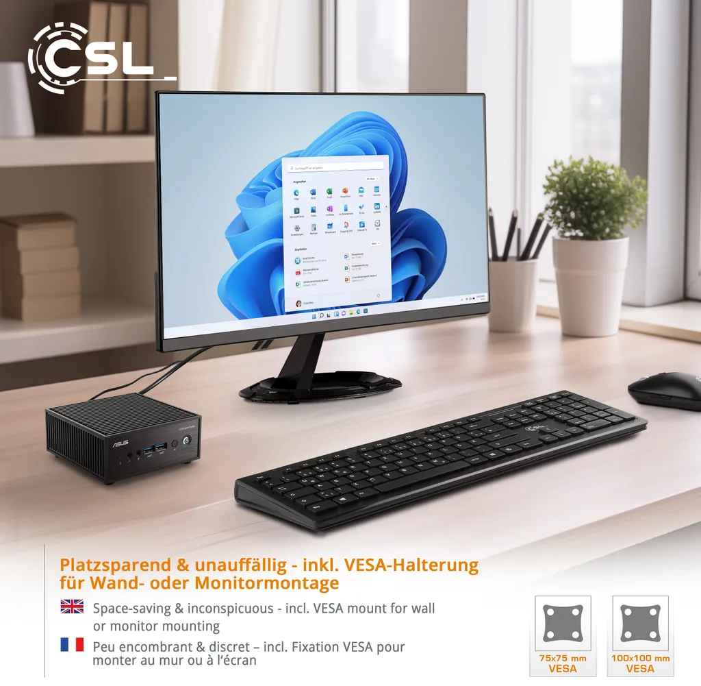 Ordinateur compact ASUS PN42 Intel N200 8Go RAM SSD 500Go Win 11 - 8