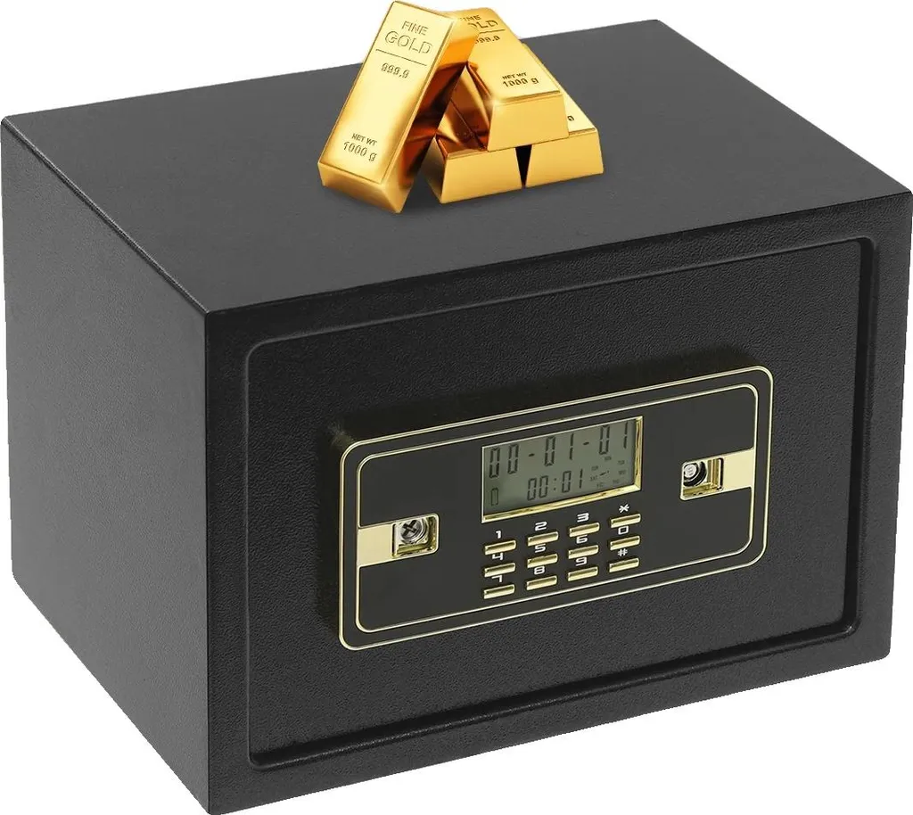Coffre-fort haute sécurité 22L avec écran LED et verrouillage blindé