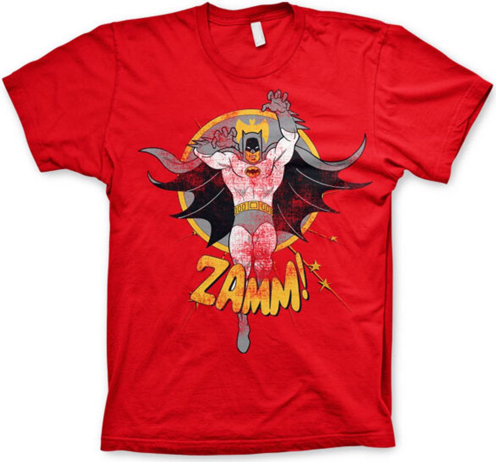 Batman Zamm! T-Shirt - X-Large - Red