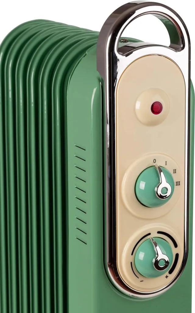 Radiateur à Huile Silencieux Ariete 8250 Vert : Chauffage Anti-Froid