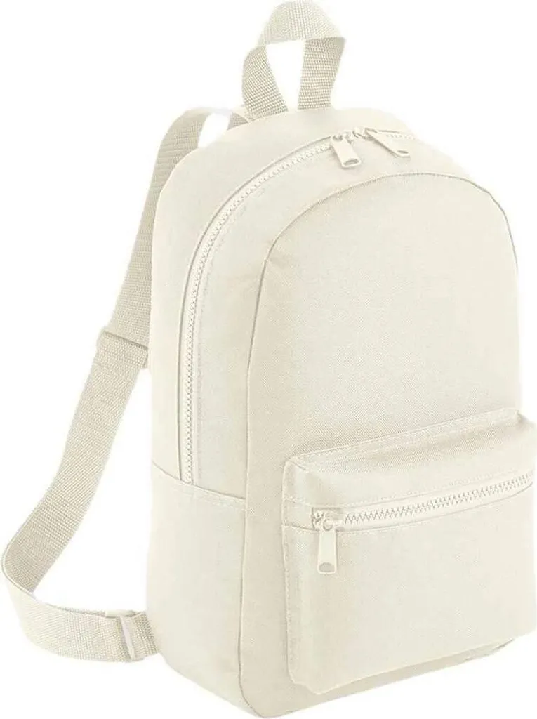 Mini Zaino Bagbase PC4760 Naturale | Perfetto per Scuola e Tempo Libero