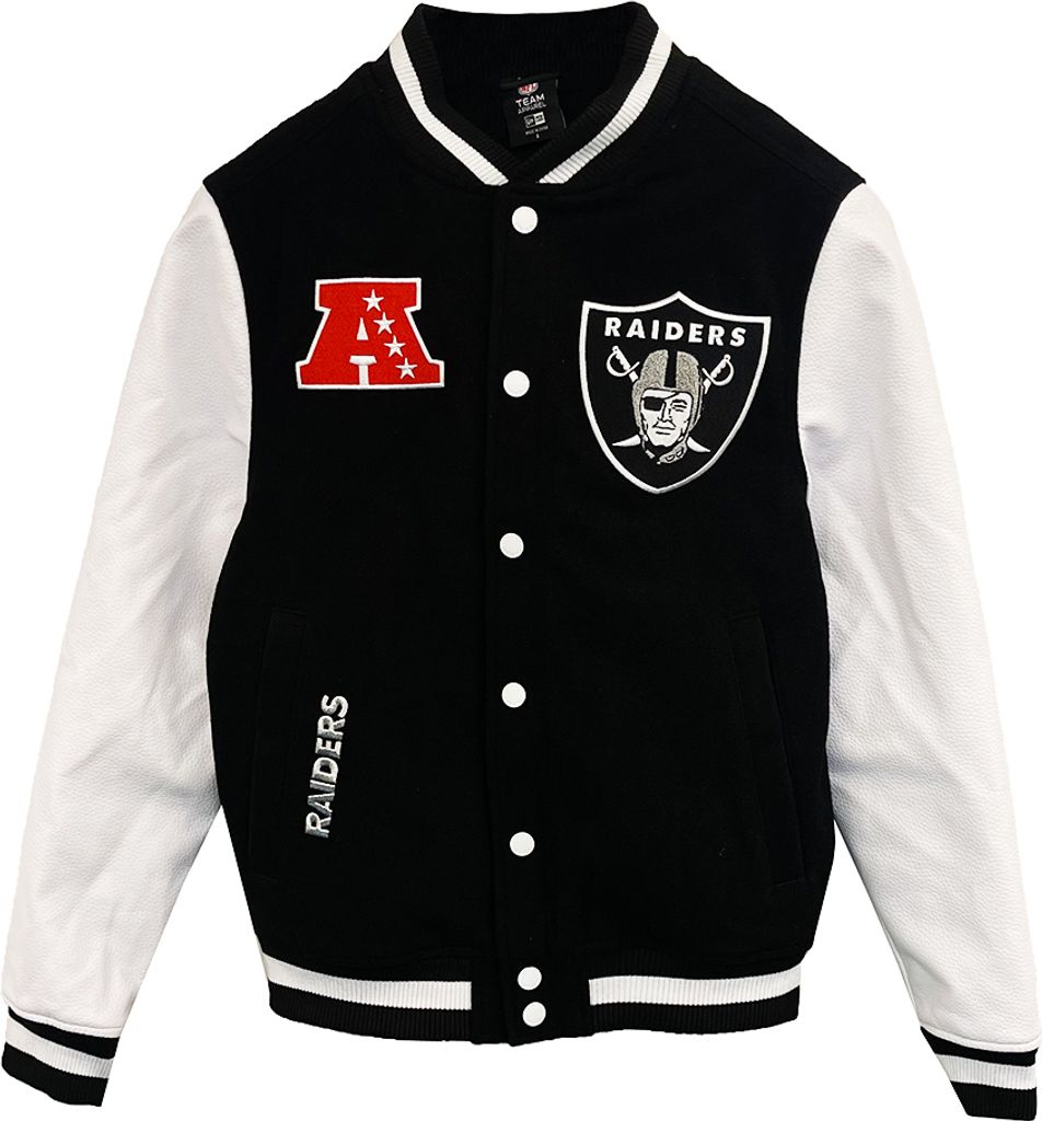 New Era Herren SL Jacket Las Vegas Raiders black/white M Produktbild 