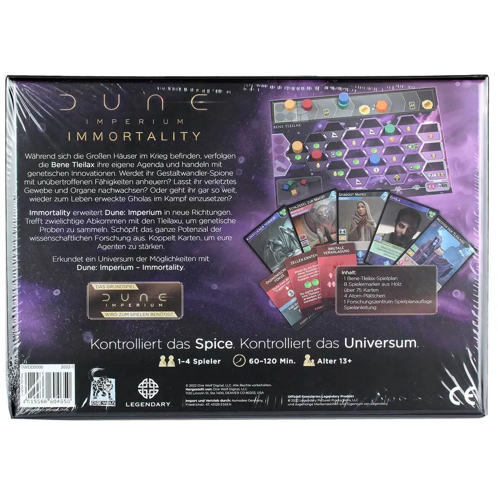 Dune Imperium Immortalité - Extension du Jeu de Société Dire Wolf Digital