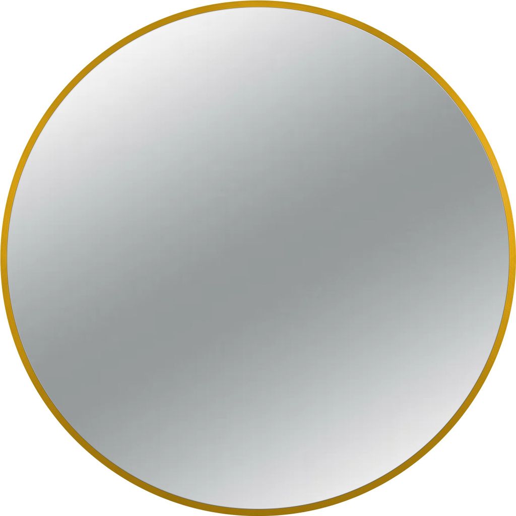 BALNEO Badspiegel CORINA 100 cm Gold mit Aluminiumrahmen Produktbild 
