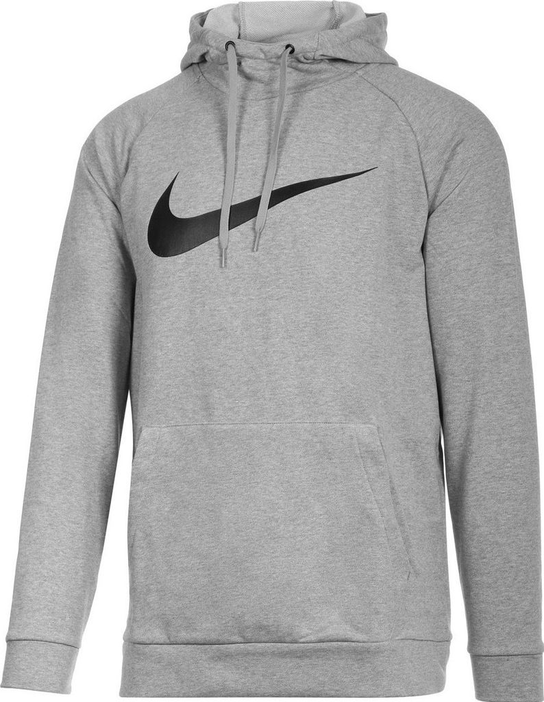 Nike M Nk Dry Hoodie Po Swoosh Dk Grey Heather/Black S