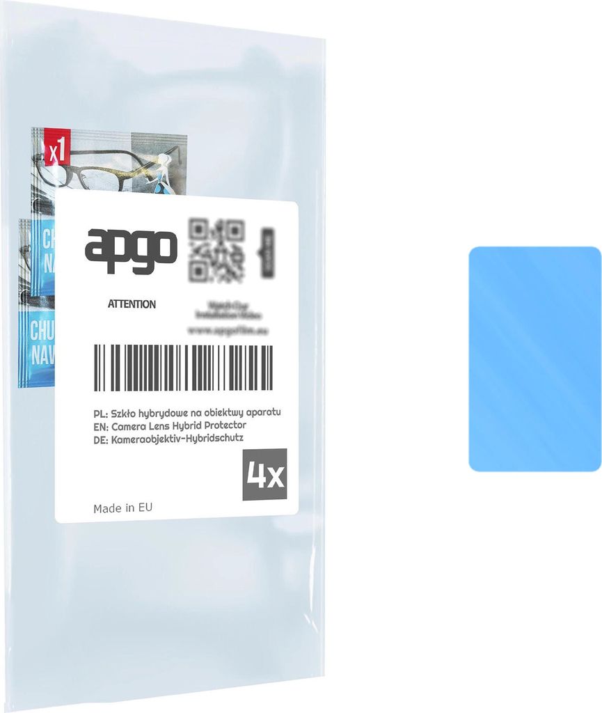 apgo 4 Stück Linsenschutz Kamera Schutzglas für Vivo X51 5G Kameraschutz, 9H Kameraobjektiv Camera Lens Protector