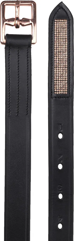 Étrivières Rosé X-Line Noires 150cm : Fini les Cuirs qui se Dendent