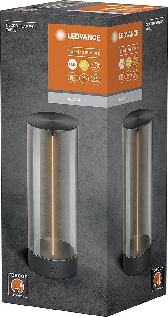 LED Magnetic Tischleuchte Fila 1,2W 100lm 2.700K 240mm Produktbild 