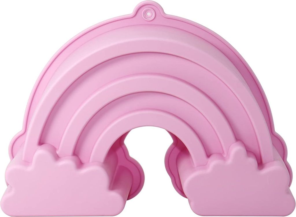 Regenbogen-Kuchenform für Kindergeburtstag, Regenbogen, Silikon-Backform, Silikonform, Weihnachten, Schokolade, Silikonform für selbstgemachten K...