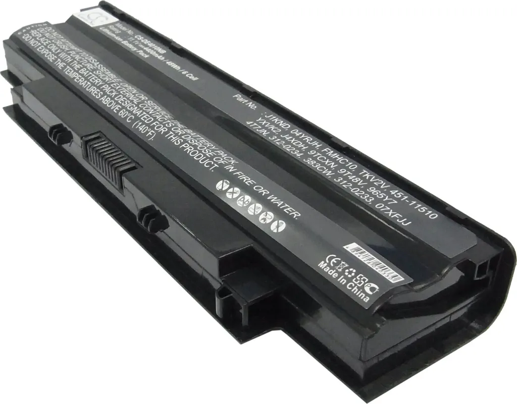 TECHTEK Batteria notebook compatibile con [Dell] 1445, Inspiron 13R, Inspiron 13R 3010-D330, Inspiron 13R 3010-D370HK, Inspiron 13R 3010-D370TW, Insp