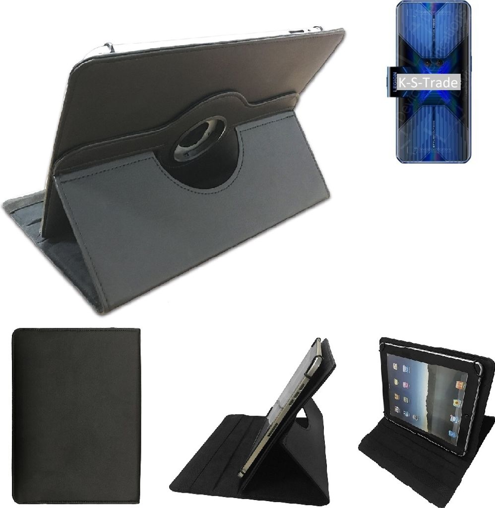 High quality kompatibel mit Lenovo Smart Tab M10 FHD Plus Wi-Fi Alexa Schutz Hülle 360° Tablet Case Schutzhülle Flip Cover schwarz. Tablet Hülle