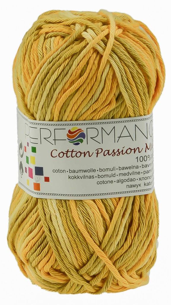 10 x 50g Farbverlaufsgarn Baumwolle Passion Multi, #14803 Produktbild 