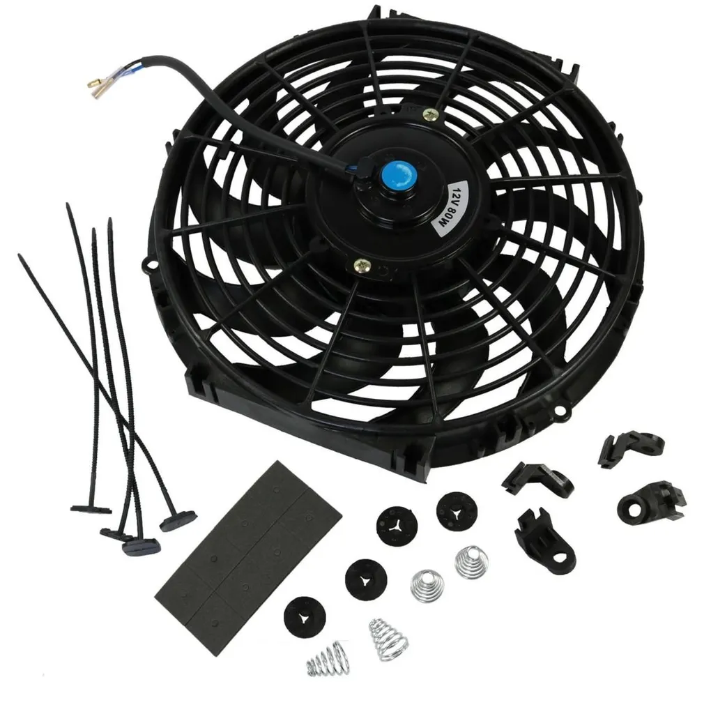 Ventilateur radiateur 12V anti-surchauffe 80W universel et robuste