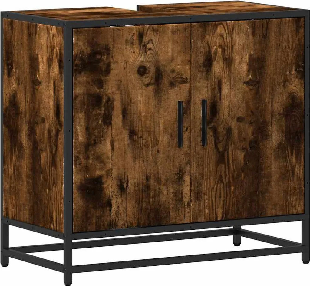 Arredo Bagno SYFAX Rovere Fumo 65x33x60 - Eleganza in Multistrato