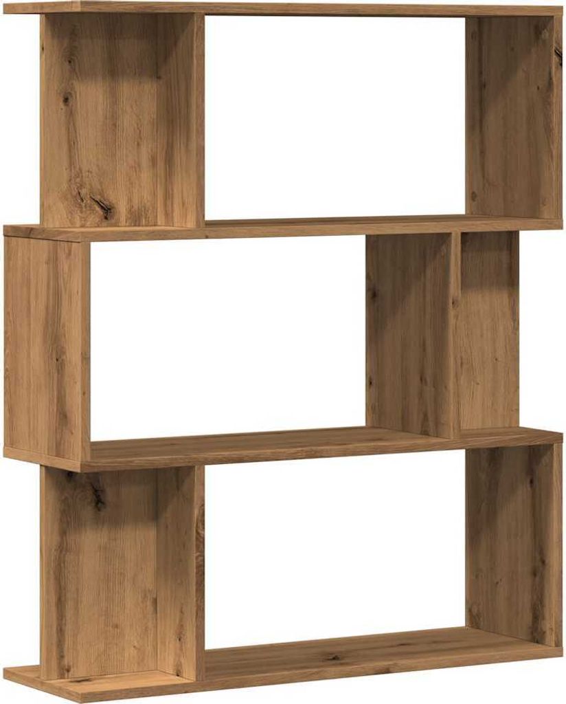 Bücherregal Artisan-Eiche 80x24x96 cm Holzwerkstoff