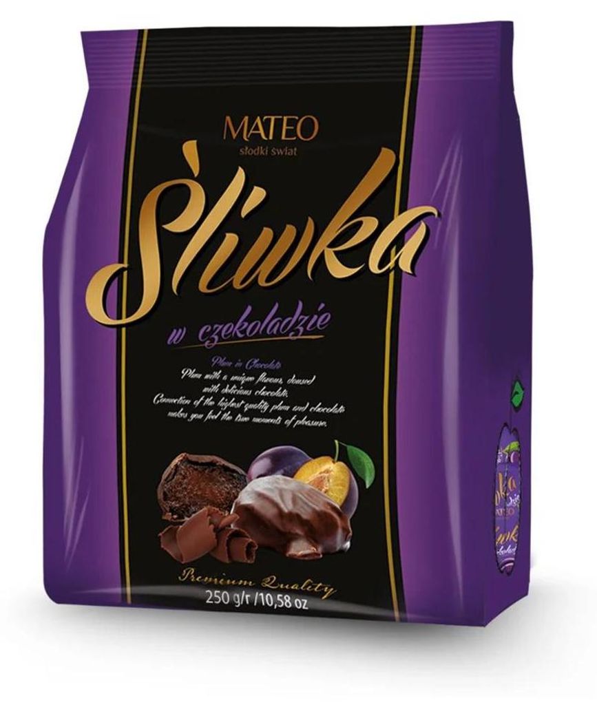 Mateo "Sliwka" Pflaumen in Schokolade 250g