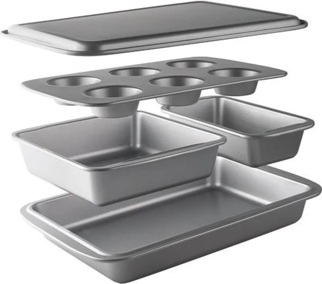 Lacor Delize 68257: Stampo 5 Muffin Silicone Antiaderente per Forno