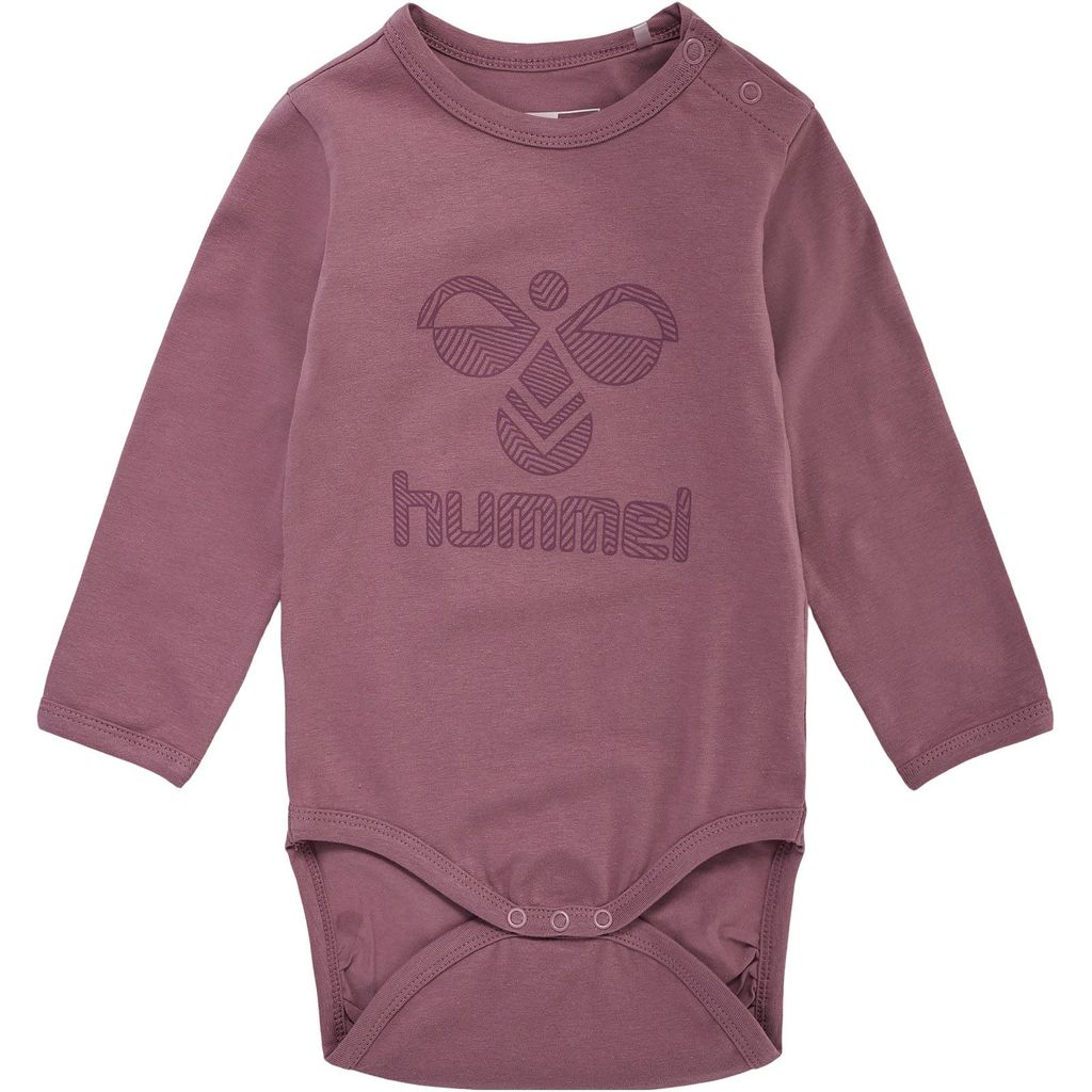 hummel hmlFASTWO FLIPPER langarm Baby-Body 3184 - wistful mauve 98
