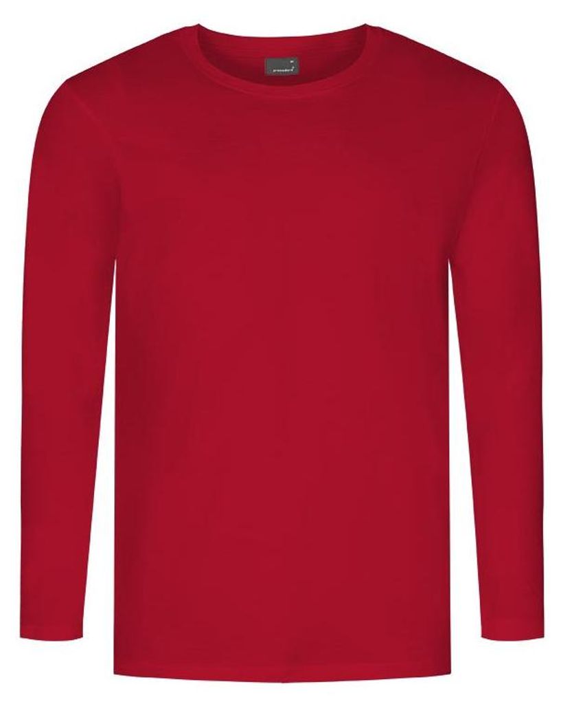 Promodoro - "Premium" T-Shirt für Herren Langärmlig LT2636 (XL) (Feuerrot)