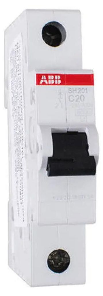 Interruttore automatico C, unipolare, 20A SH201 Immagine del prodotto 
