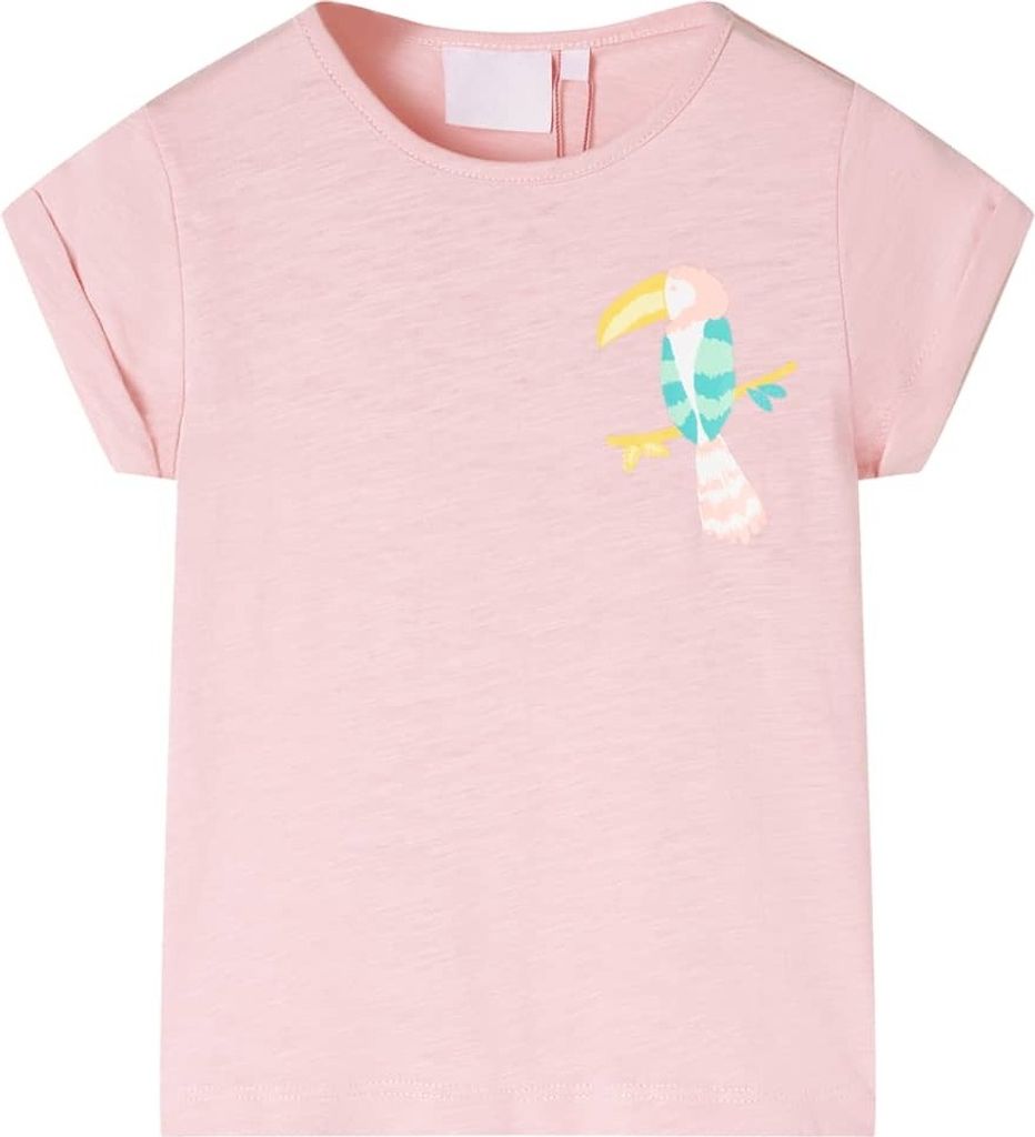Kinder-T-Shirt Hellrosa 116