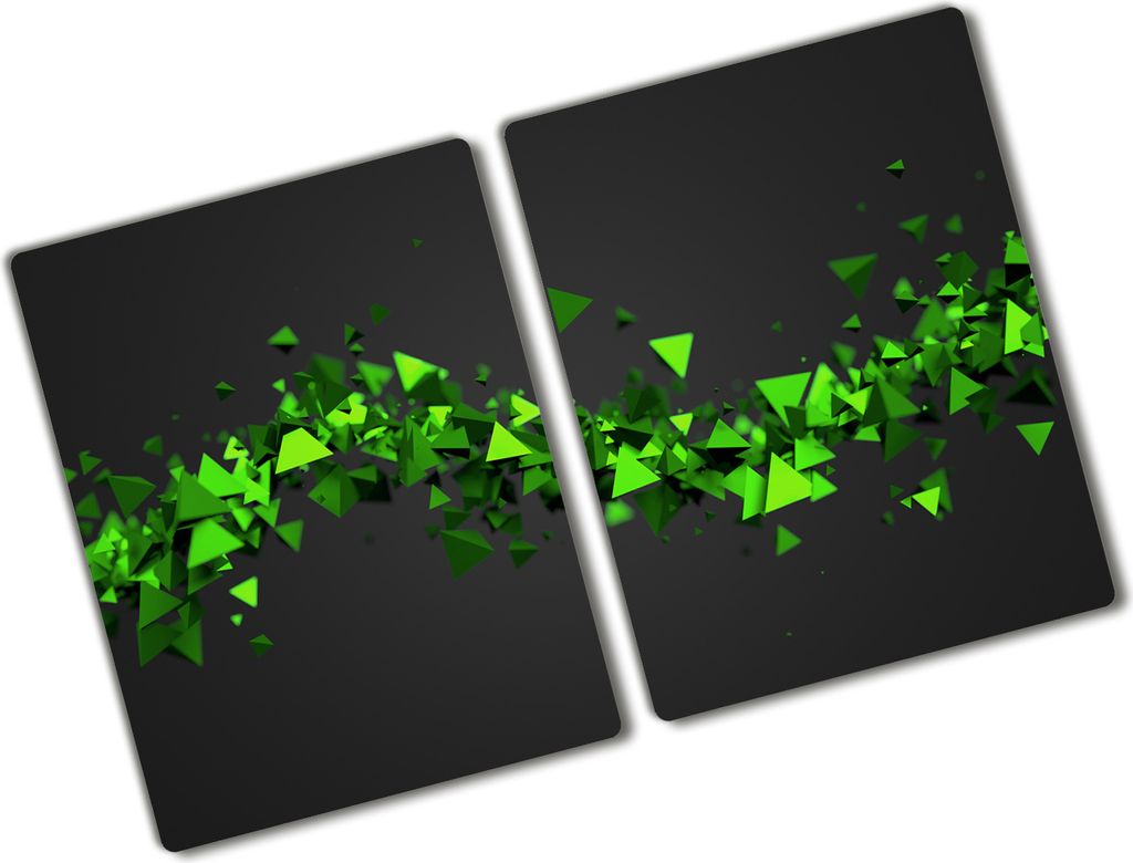 Tulup Glas Herdabdeckplatte - 2x40x52 cm - Produktbild 