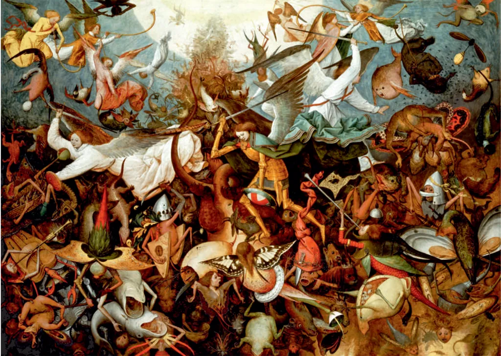 Puzzle d'art 2000 pièces Brueghel La chute des anges rebelles D-Toys