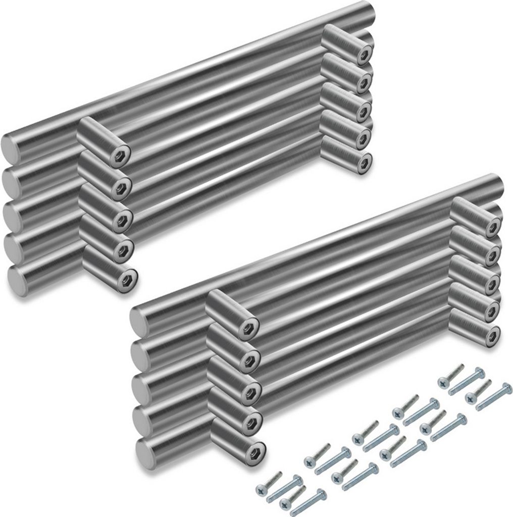 Clanmacy Schrankgriff Möbelgriffe Küchengriffe Türgriff Küchengriff 156x96x10MM 50 Stück