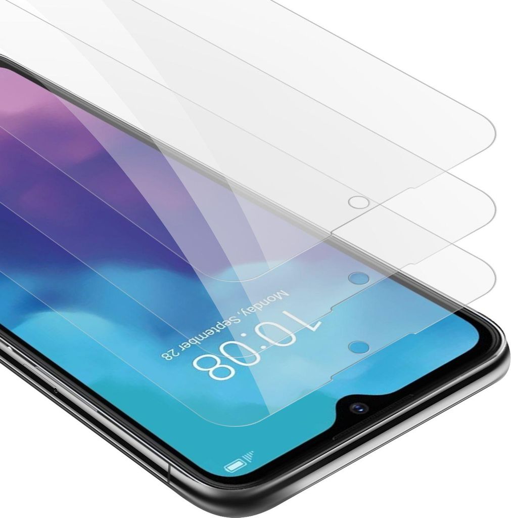 Cadorabo 3x Panzer Folie für ZTE Blade V30 Vita Schutzfolie in Transparent Folie Tempered Display-Schutzglas