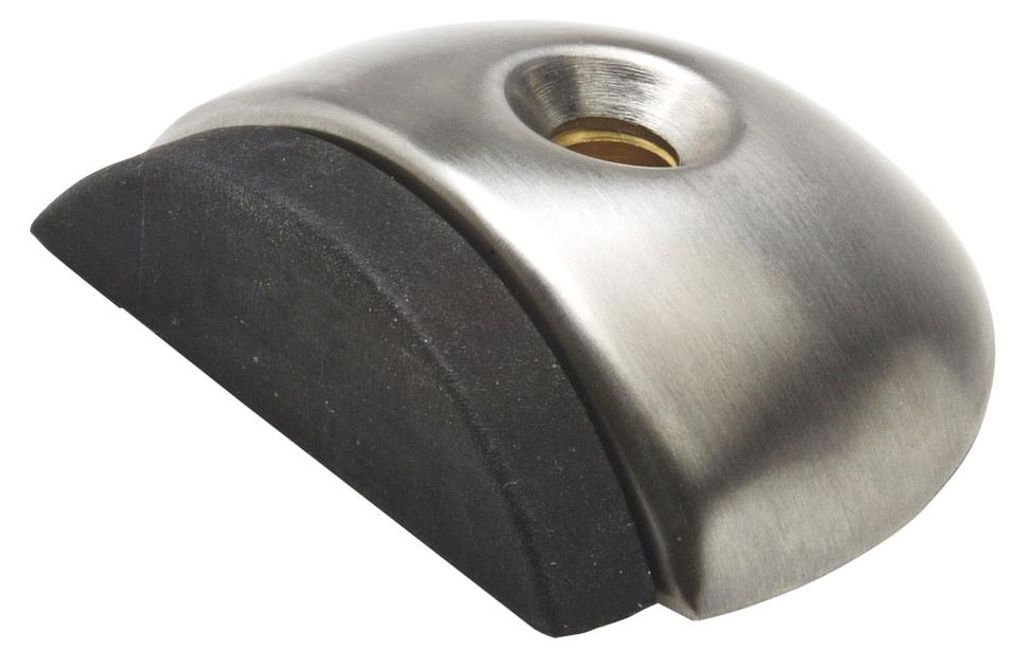 Butoir de porte au sol "Rond I", acier inoxydable Image du produit 