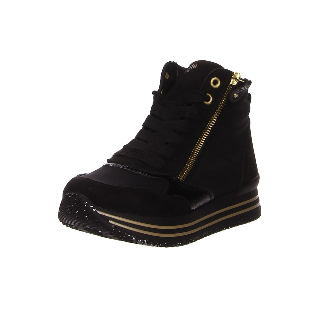 Remonte Schnürstiefel Kaltfutter in schwarz, Gr. 40