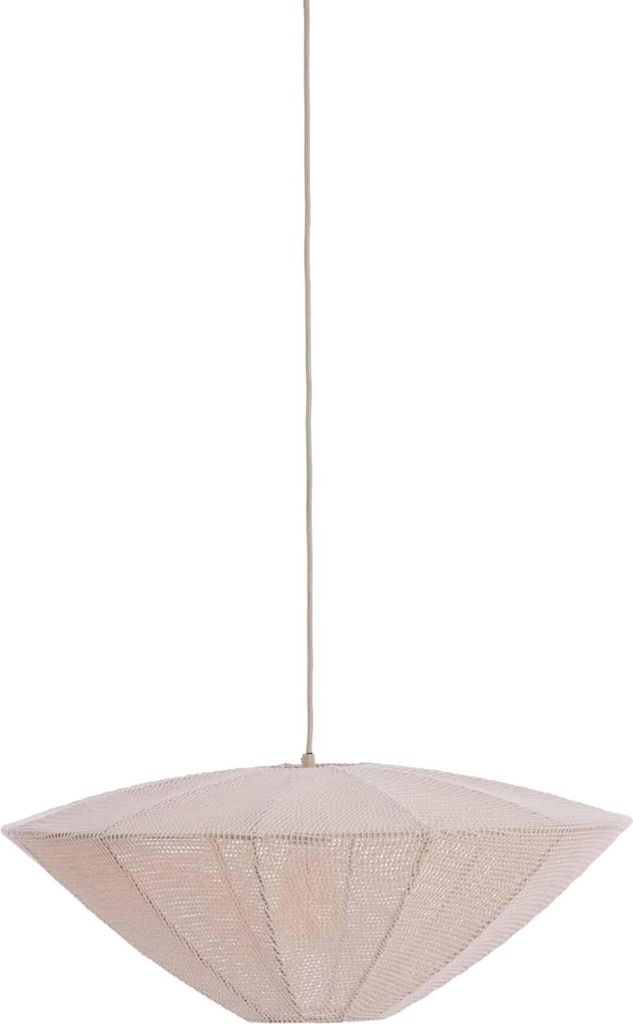 Light & Living - hängeleuchte - Satilla - natürlich - textil - E27 - 2991143