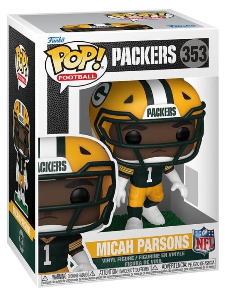 NFL POP! Vinyl Figur : Packers - Micah Parsons 9 cm Produktbild 