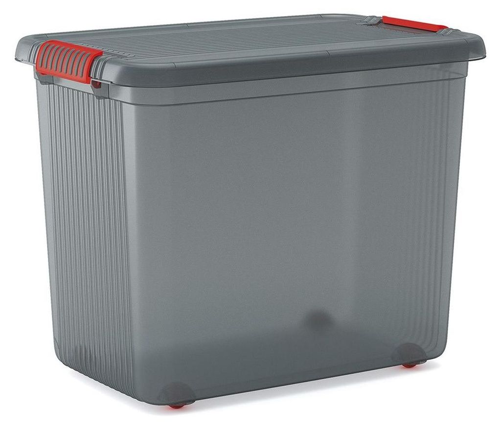 KIS K Latch Box XXL, Aufbewahrungsbox, Grau, Orange, Produktbild 