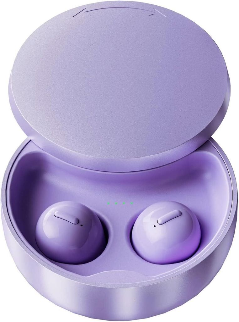 Kabellos Unsichtbare Mini in-Ear Wasserdicht Leichte Lange Akkulaufzeit HiFi Stereo Sound Kopfhörer mit Mikrofon für Arbeit Sports Training