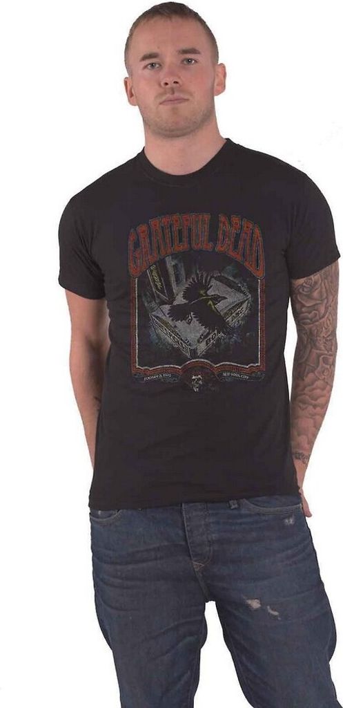 Grateful Dead - T-Shirt für Herren/Damen Uni RO3641 (XL) (Schwarz)