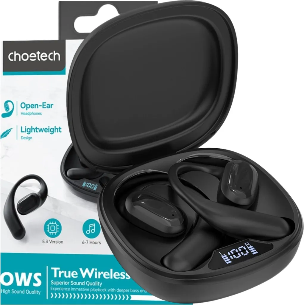 Nuova Concezione Audio: Choetech BH-T25 OWS Neri. Comfort Senza Dolore