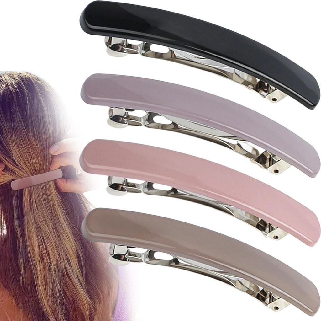 Haarspangen, Haarspangen für Damen, 4 Stück, matte Produktbild 