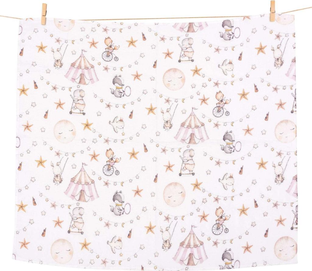 Candy Circus Flanell Mullwindeln Produktbild 