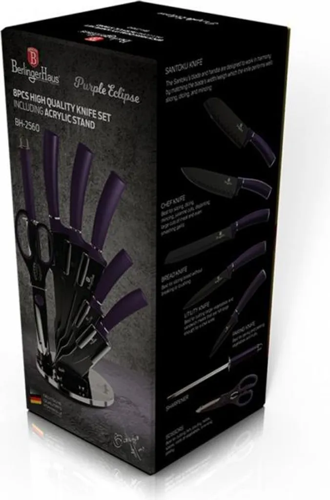 Berlinger Haus 12722 Purple Eclipse: Set Coltelli Professionali Viola - 4