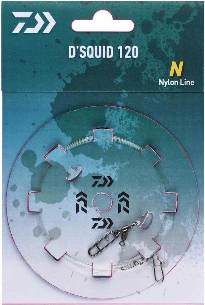 Daiwa Squid Rigs 2 Tails Vorfachschnüre Grau Grau One Size