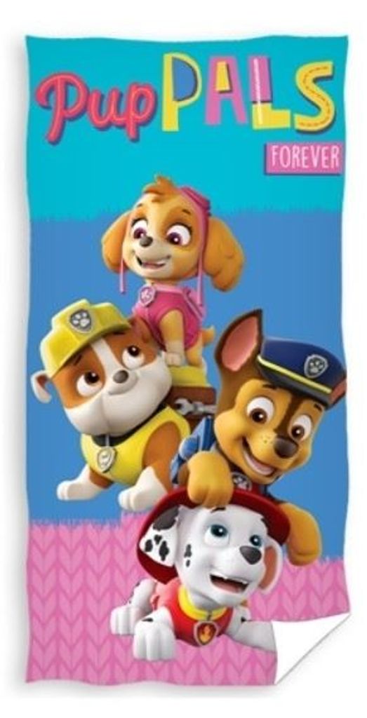 PAW Patrol Badetuch Chase Marshall Skye Handtuch Strandlaken ca. 70x140cm