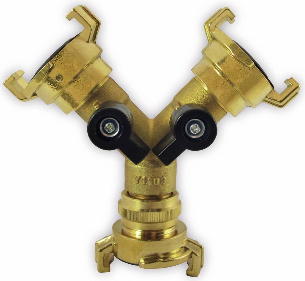 PUTEUS Schnellkupplung Y-Verteilerstück, 3/4", Messing Produktbild 