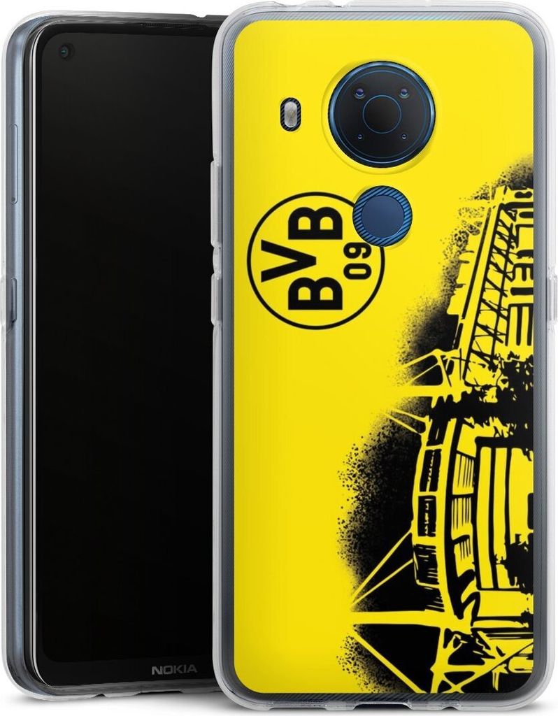 DeinDesign Handyhülle für Nokia 3.4 Silikon Hülle Case Smartphone Schutzhülle BVB Borussia Dortmund Stadion