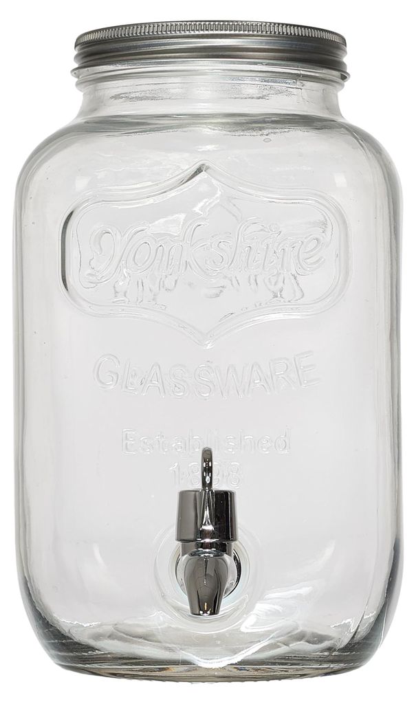 Home Deco Factory Getrankespender - 4.0 Liter - Glas - Produktbild 