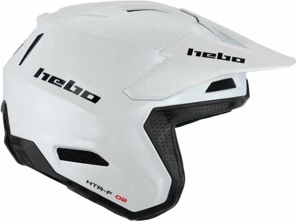 Hebo Zone Pro Monocolor Jethelm Weiß M Weiß M